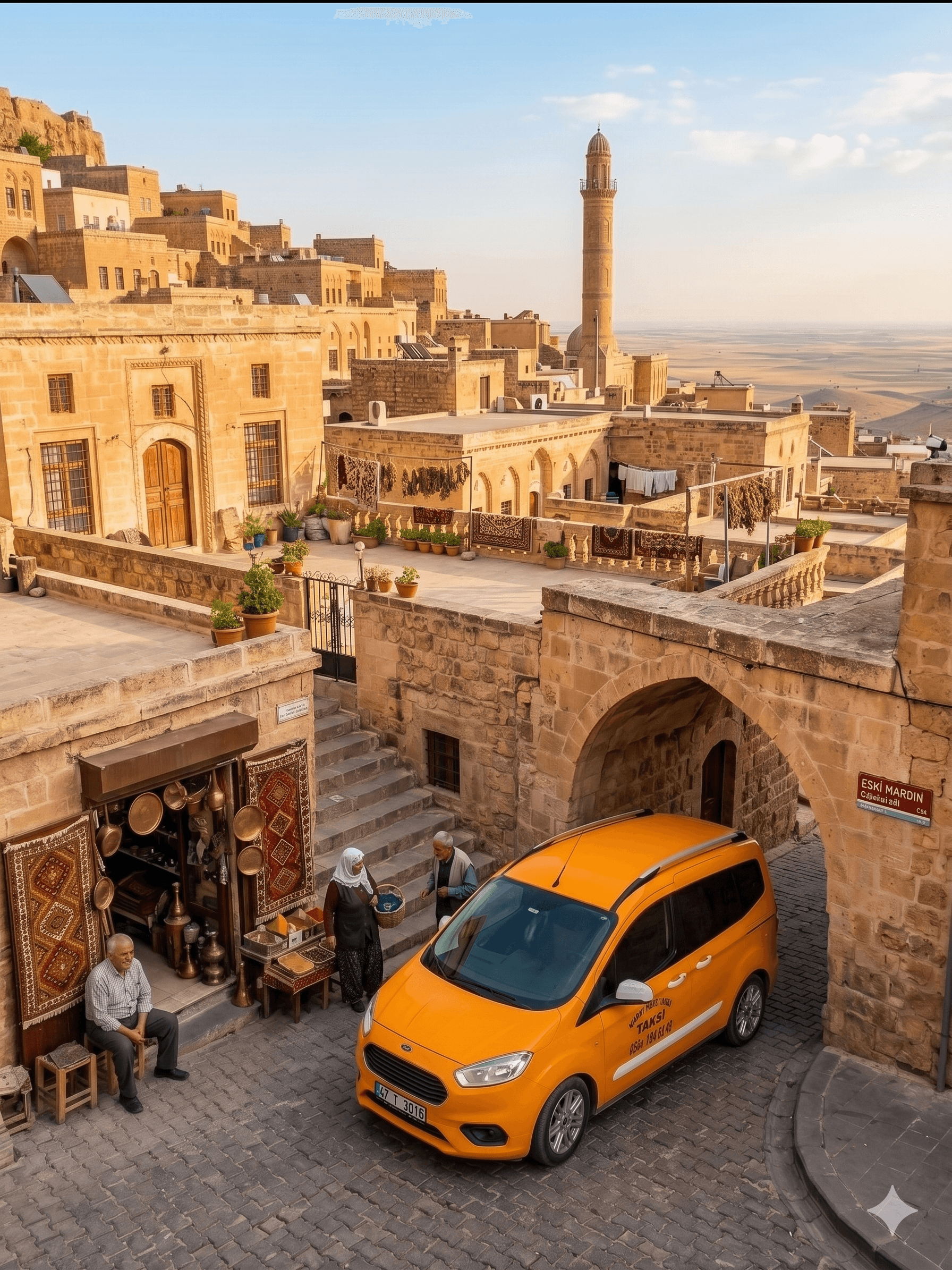 Midyat Karlı Hava Taksi Hizmeti
